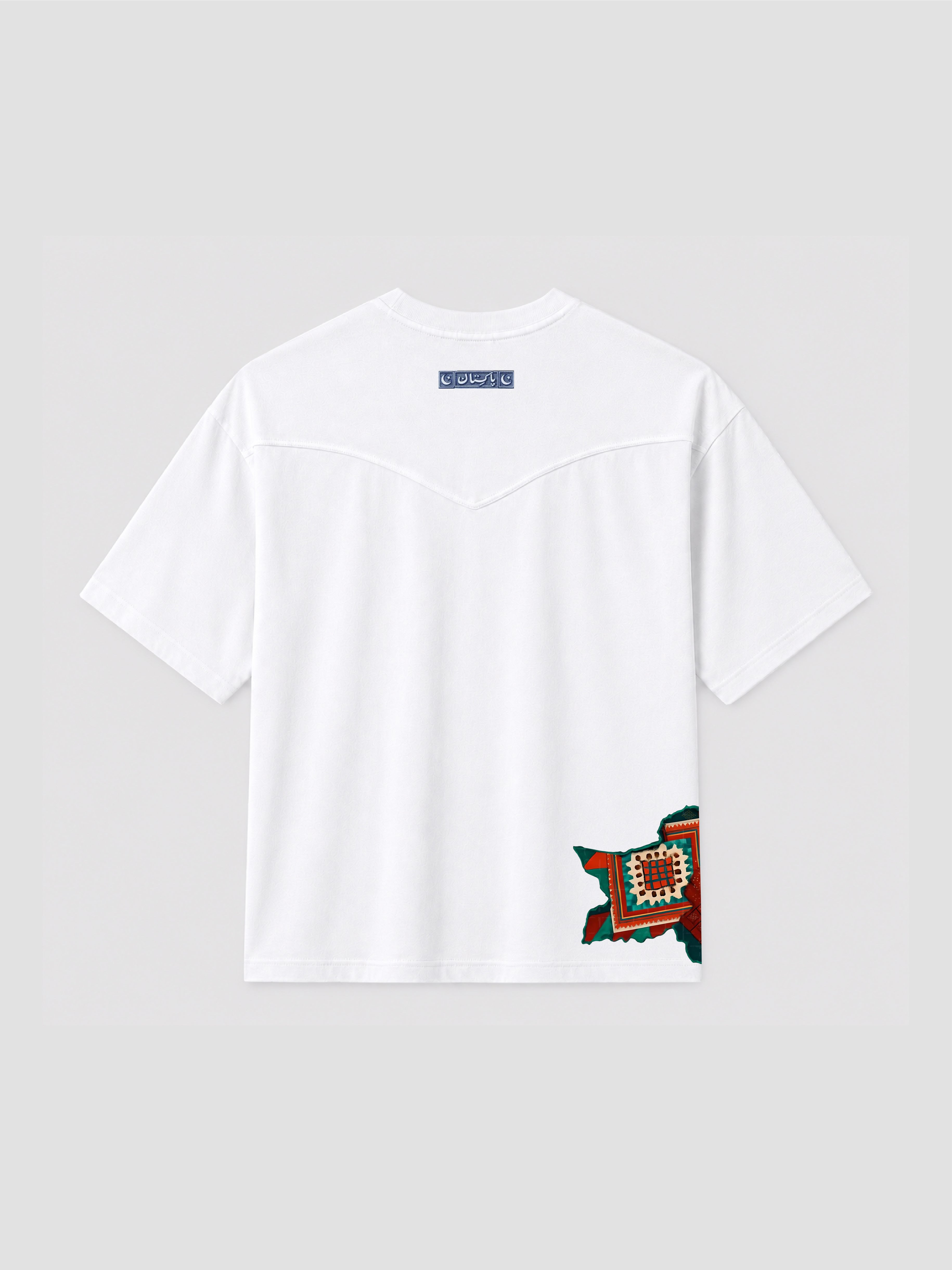 Heritage Oversized Tee – White